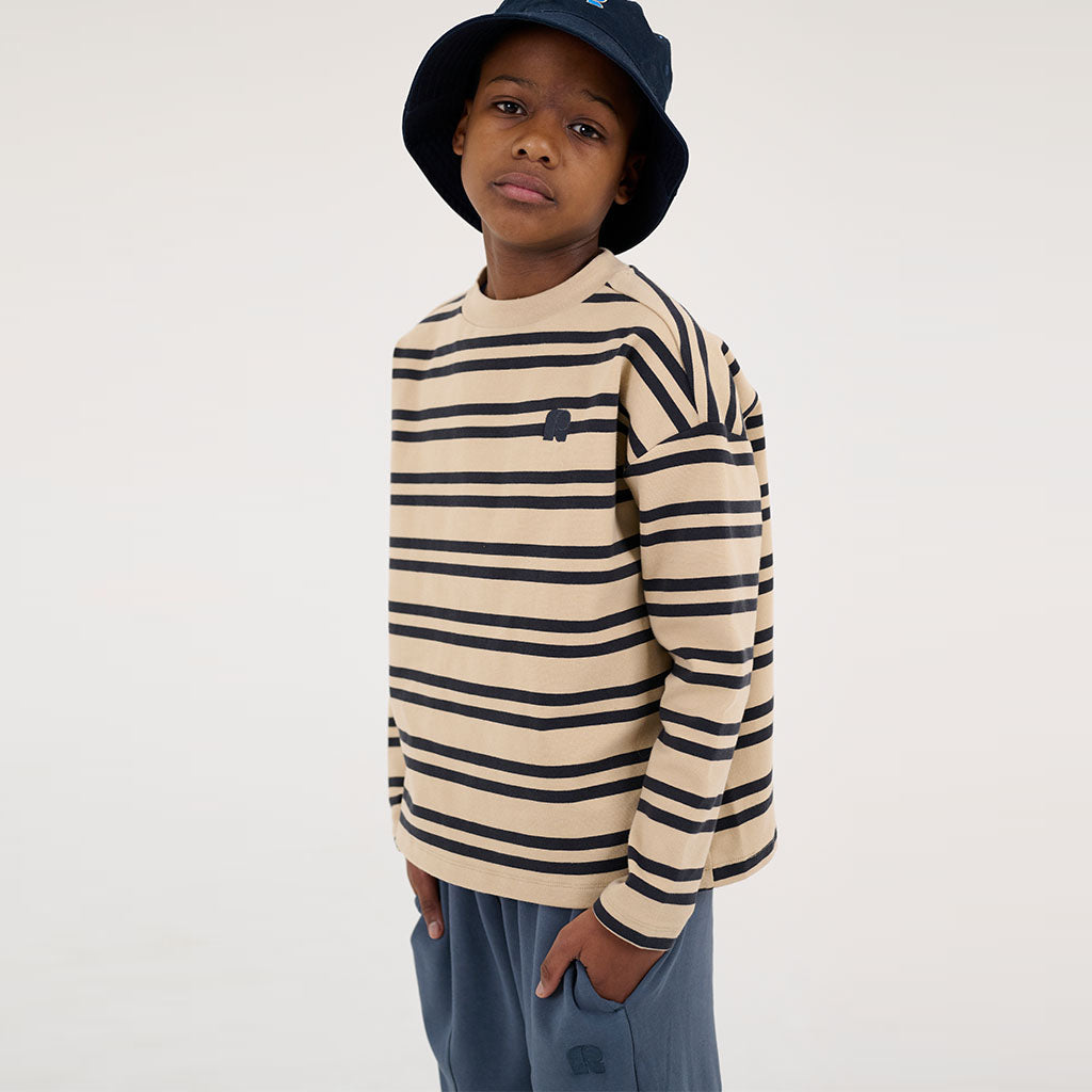 Sweatshirt Boxy Stripe