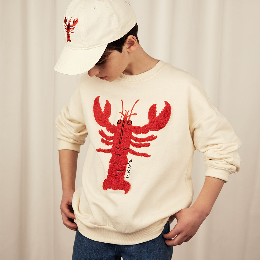 Sweatshirt Lobster White