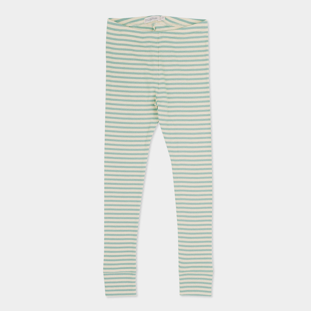 Leggings Stripes Sea Foam