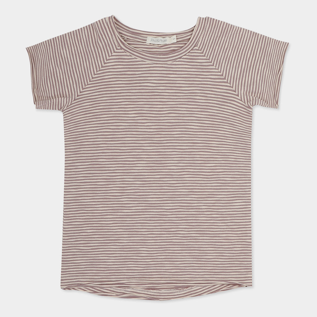 T-Shirt Stripes Soft Amethyst
