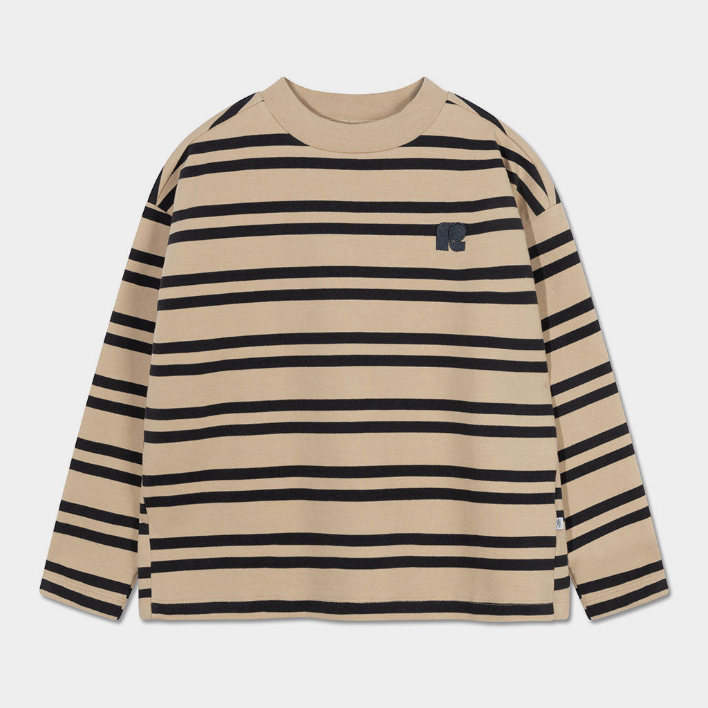 Sweatshirt Boxy Stripe