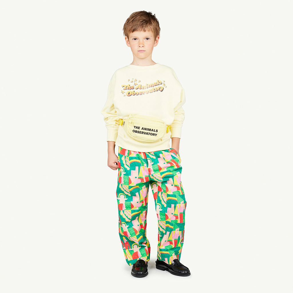 Sweatshirt Bear Soft Yellow