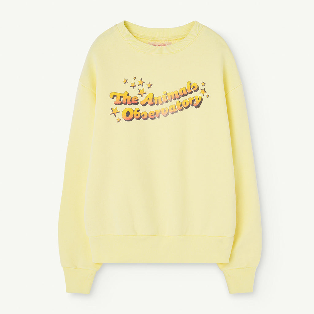 Sweatshirt Bear Soft Yellow