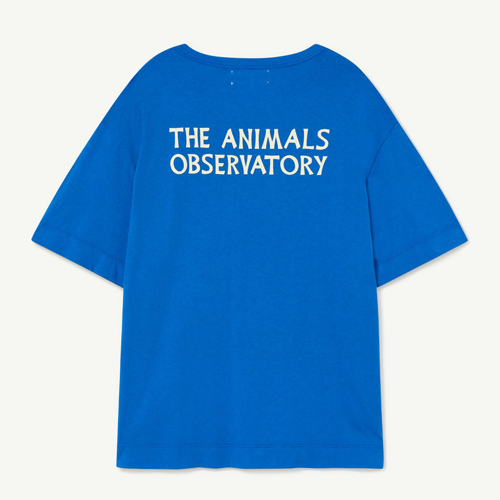 T-Shirt Rooster Oversize Blue