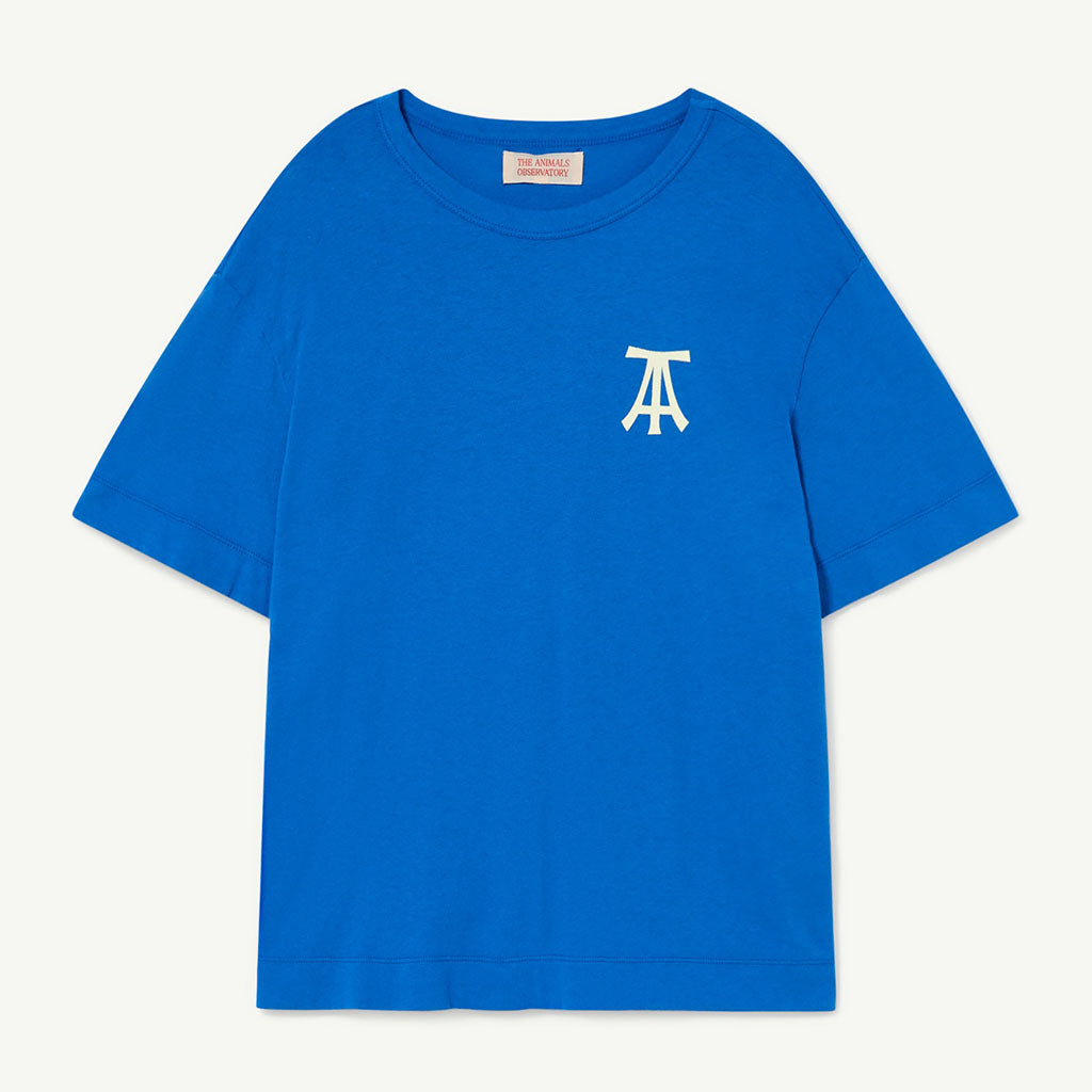 T-Shirt Rooster Oversize Blue