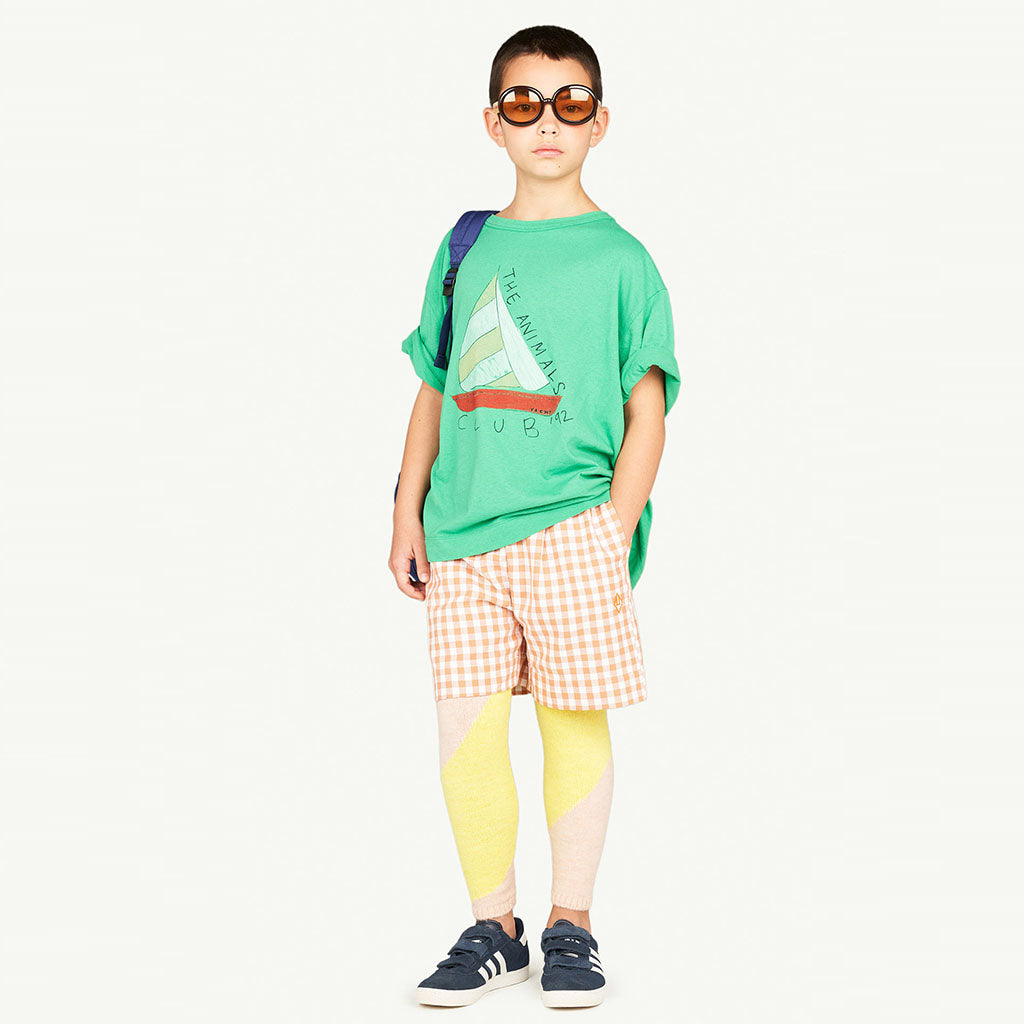 T-Shirt Rooster Oversize Green