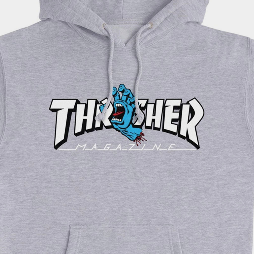 Kapuzenpullover Screaming Grey