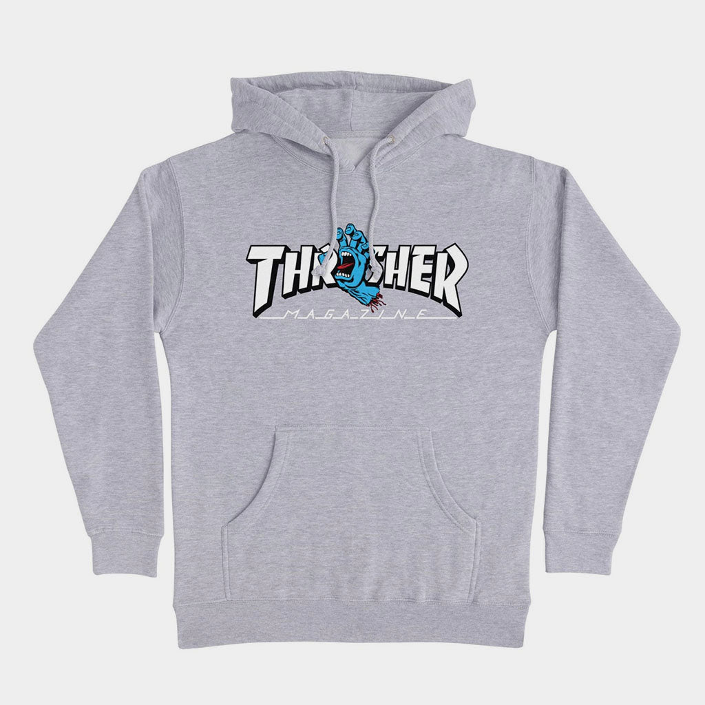 Kapuzenpullover Screaming Grey