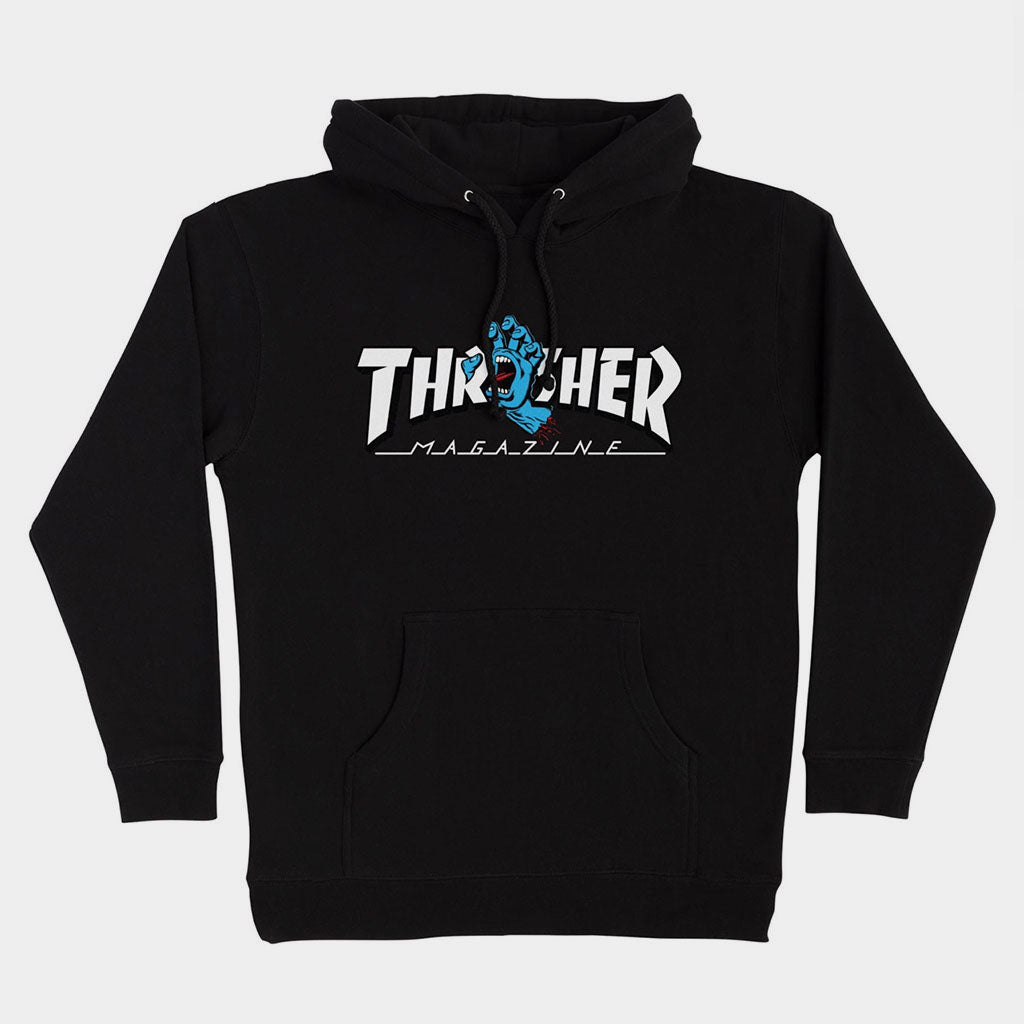 Kapuzenpullover Screaming Black