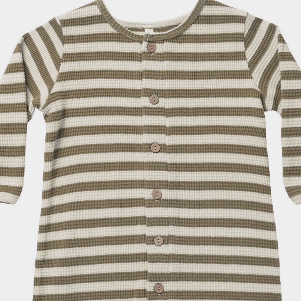 Strampler Stripe Moss