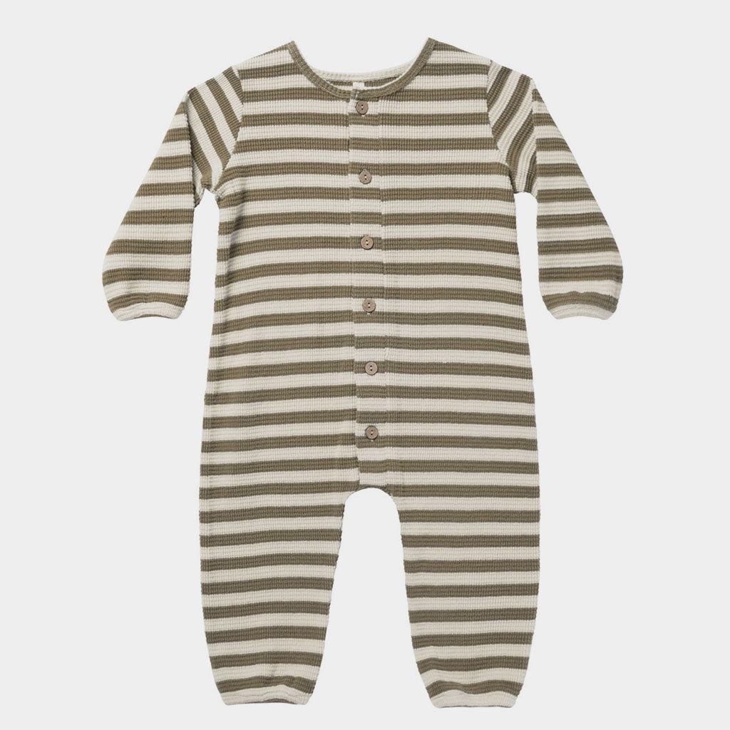 Strampler Stripe Moss