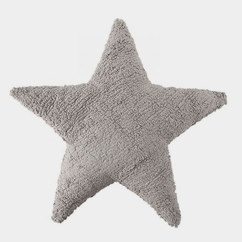 Kissen Star grau