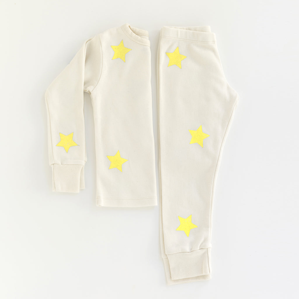 Pyjama Stars yellow