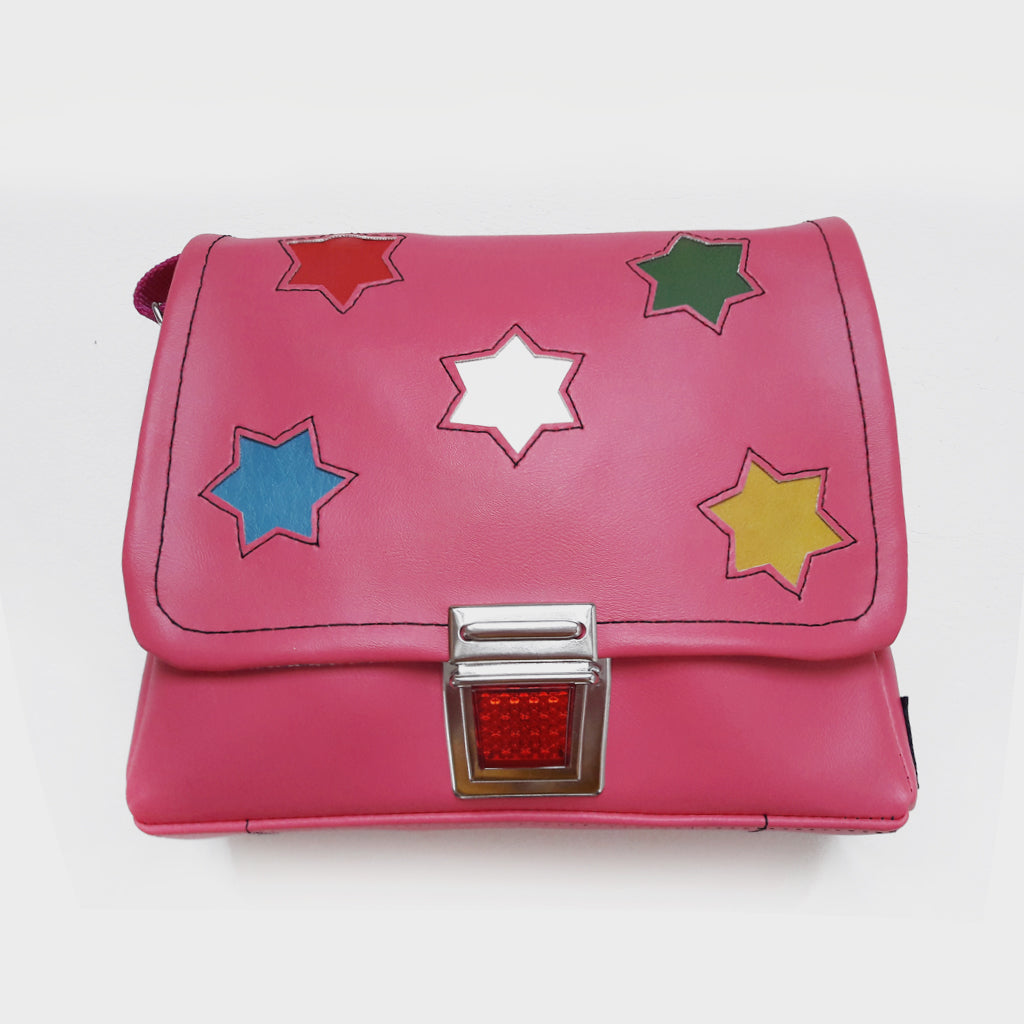 Kindergartentasche Star pink