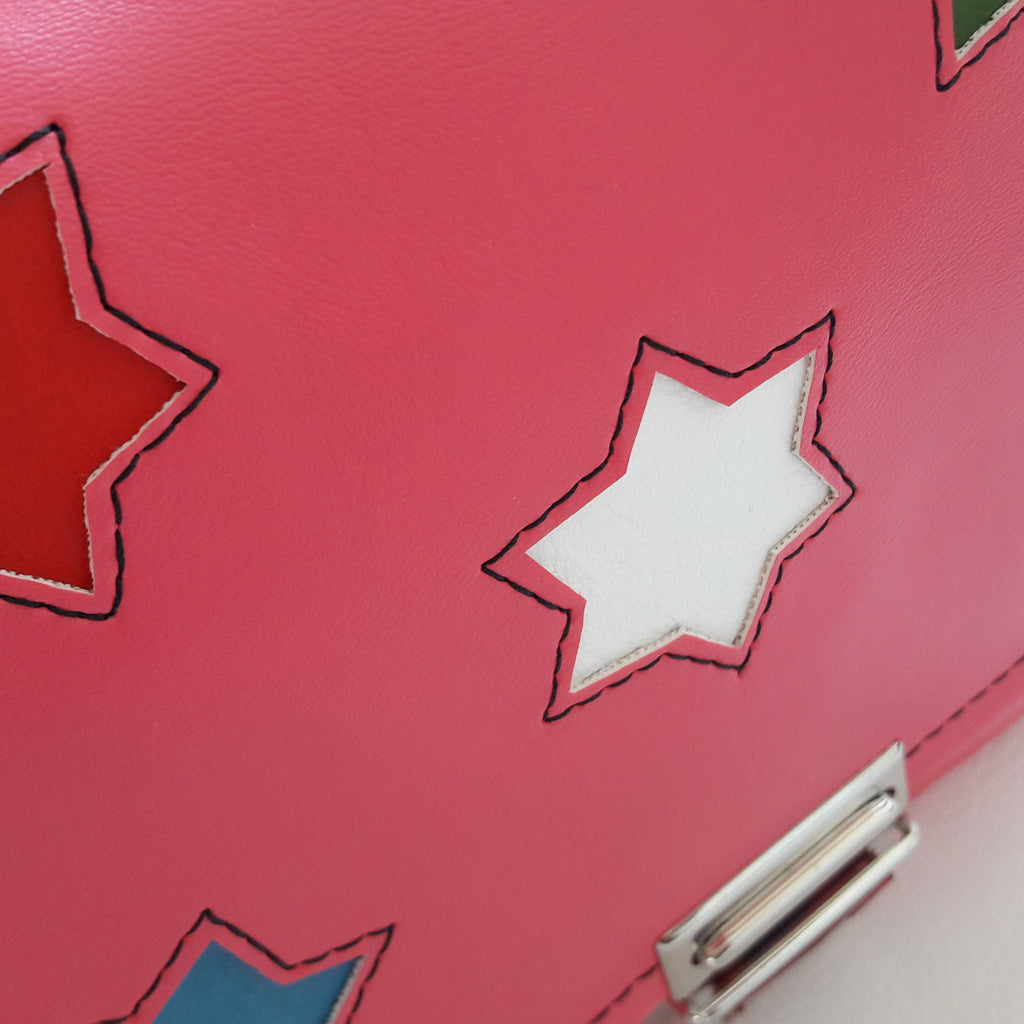Kindergartentasche Star pink