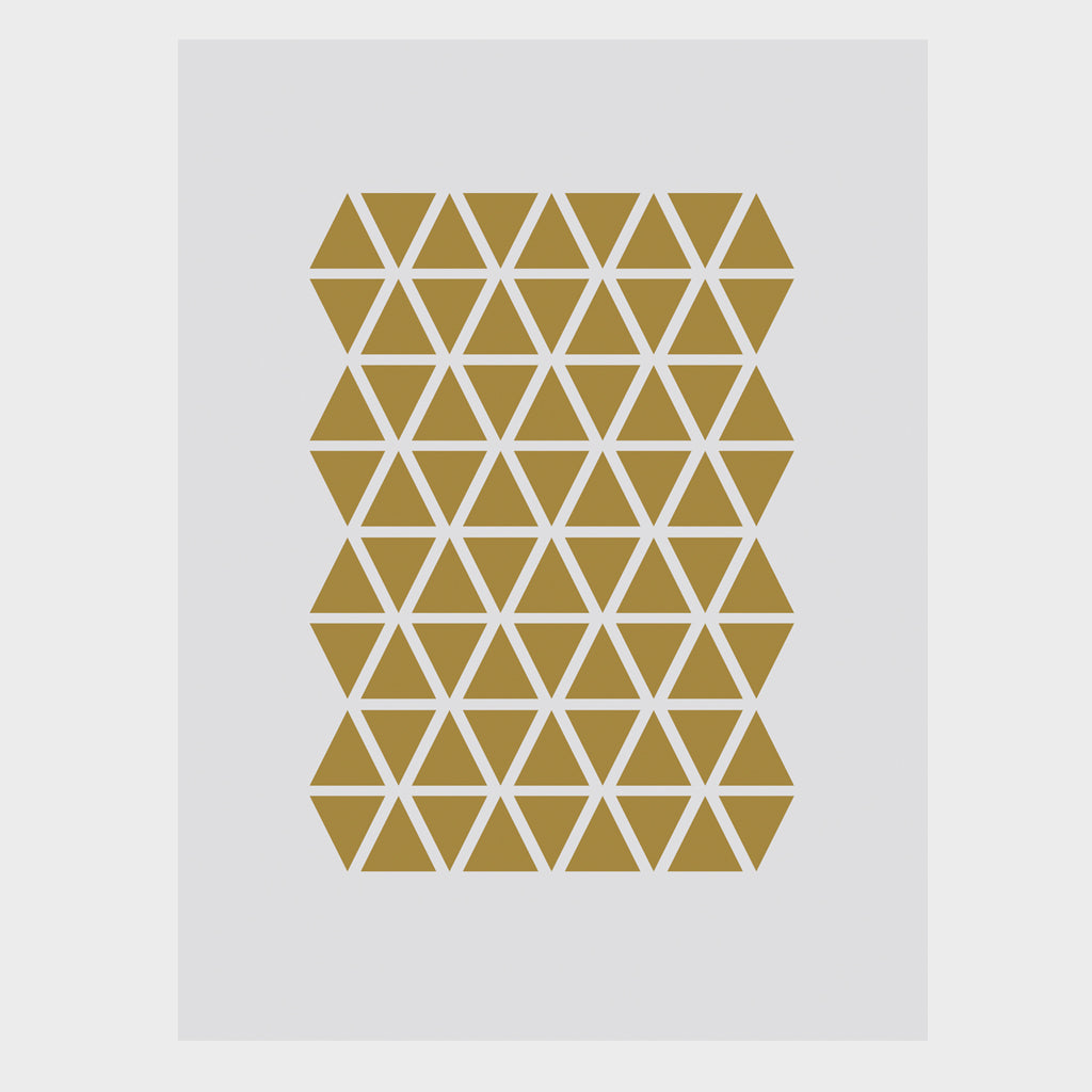 Wandsticker Triangle gold
