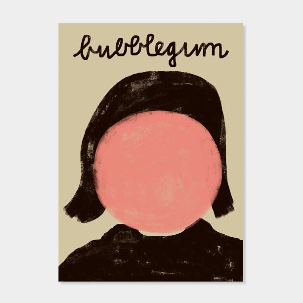 Postkarte Bubblegum