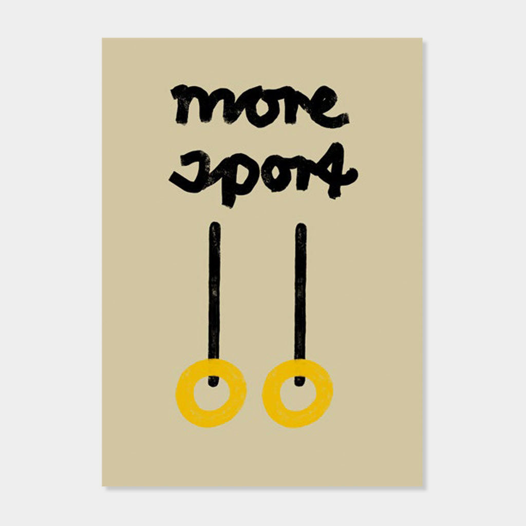 Postkarte More Sport