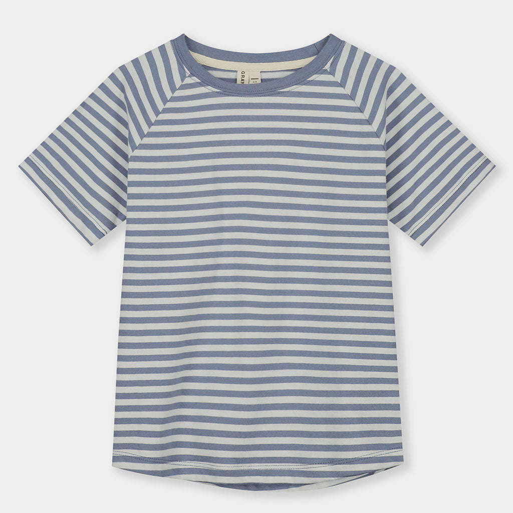 T-Shirt Crewneck Lavender Stripe