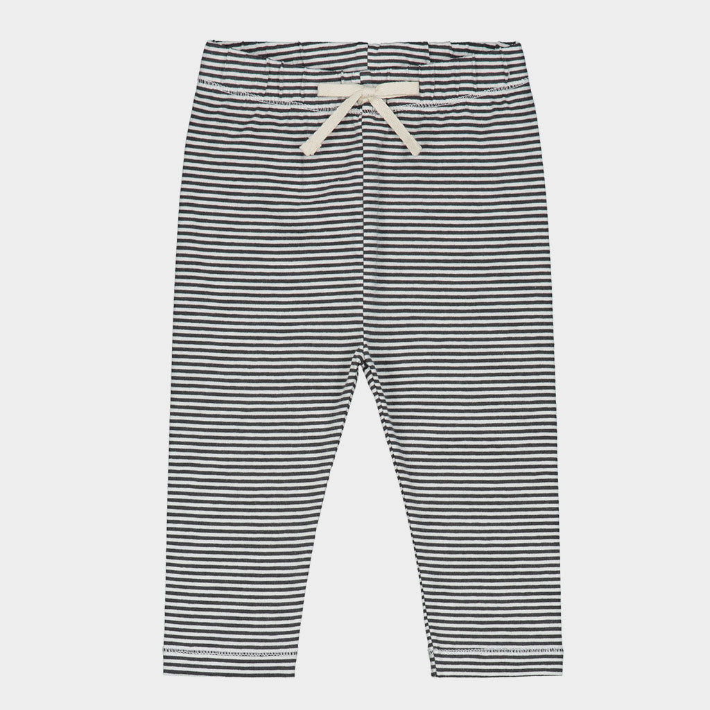 Baby Leggings Black Striped