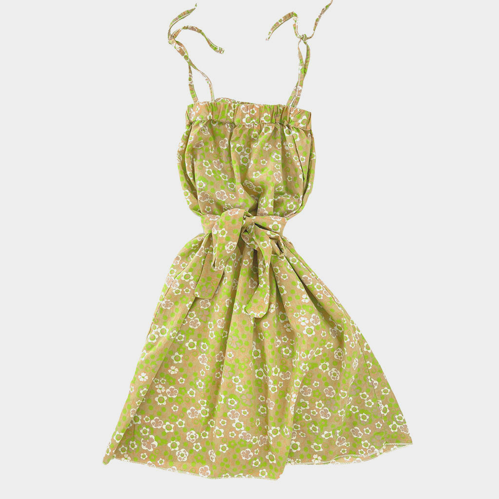 Kleid Green Flowers