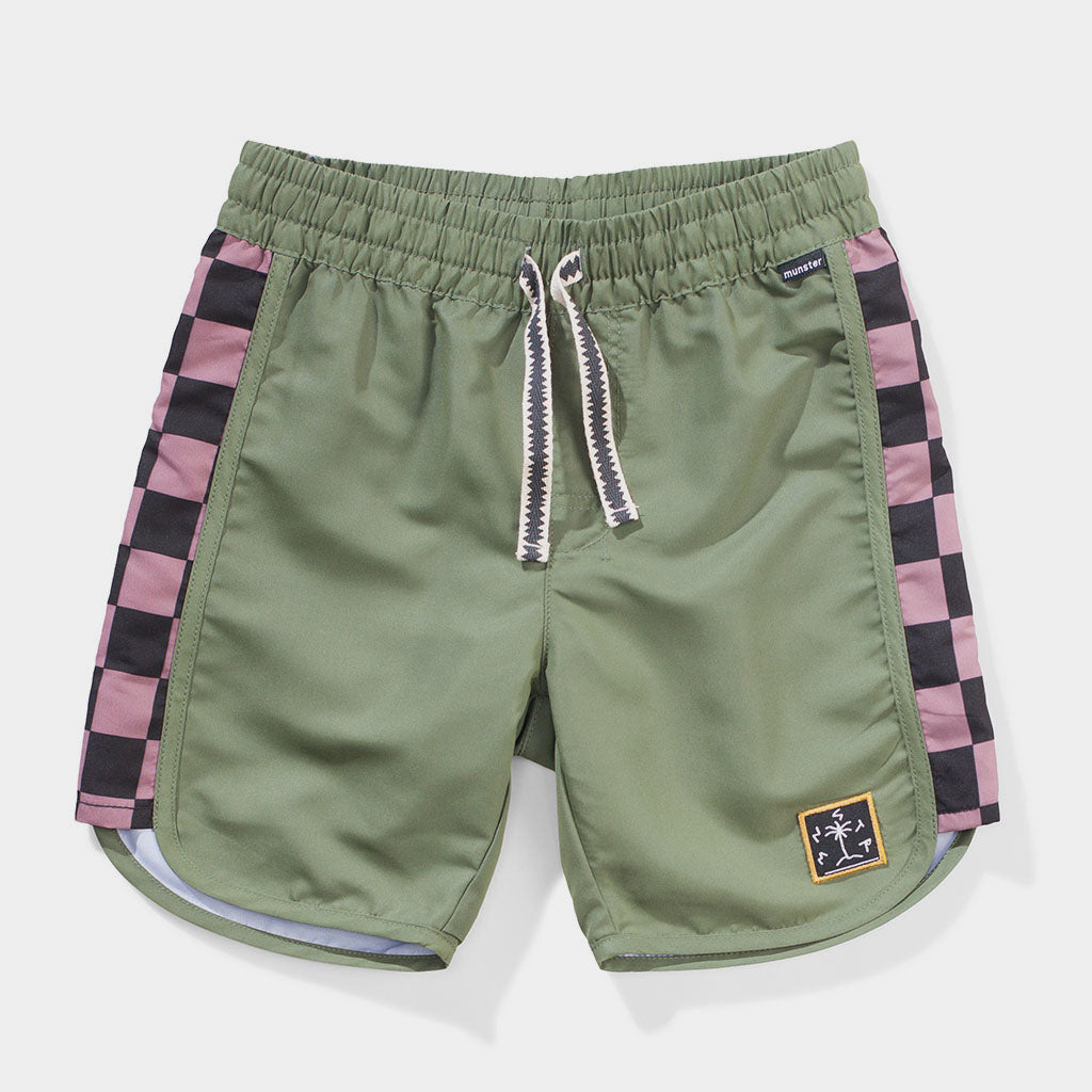 Swim Shorts Racer Olive