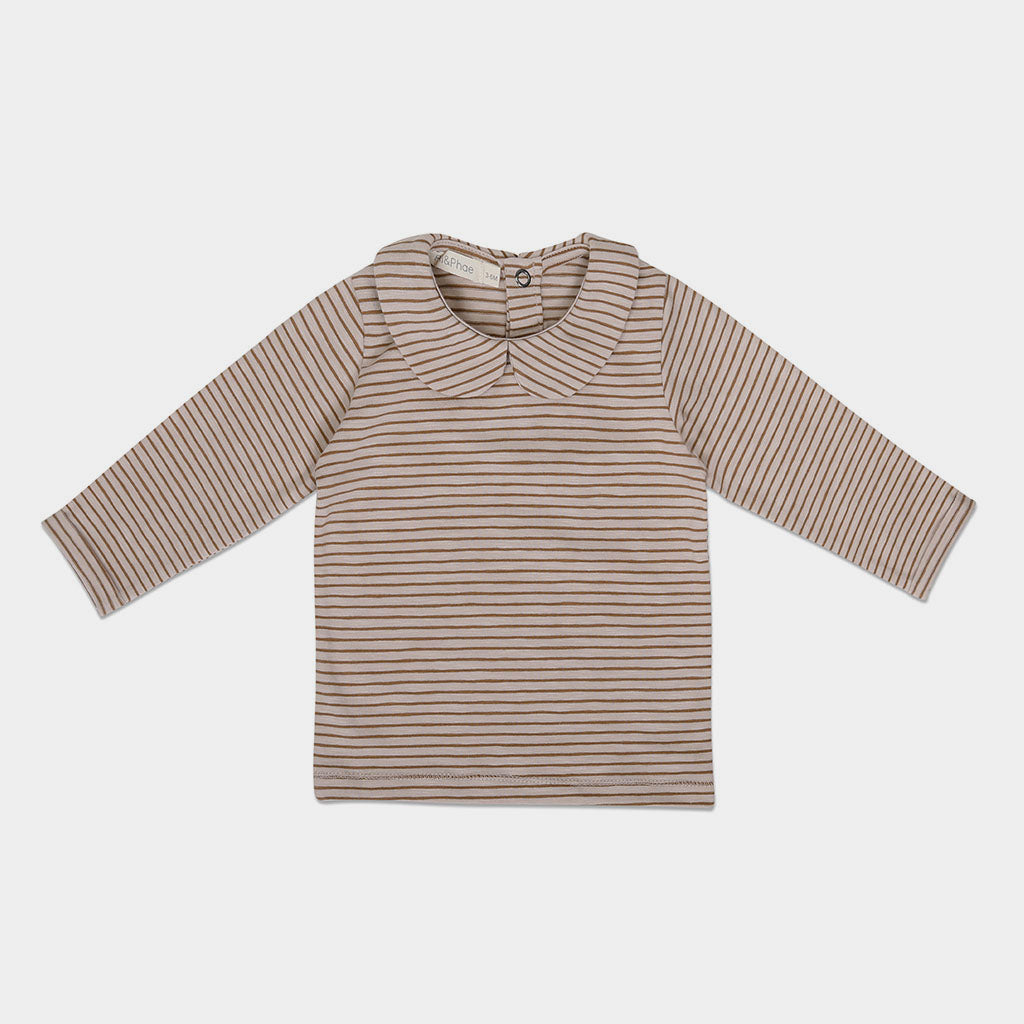 Baby Shirt Collar Stripe