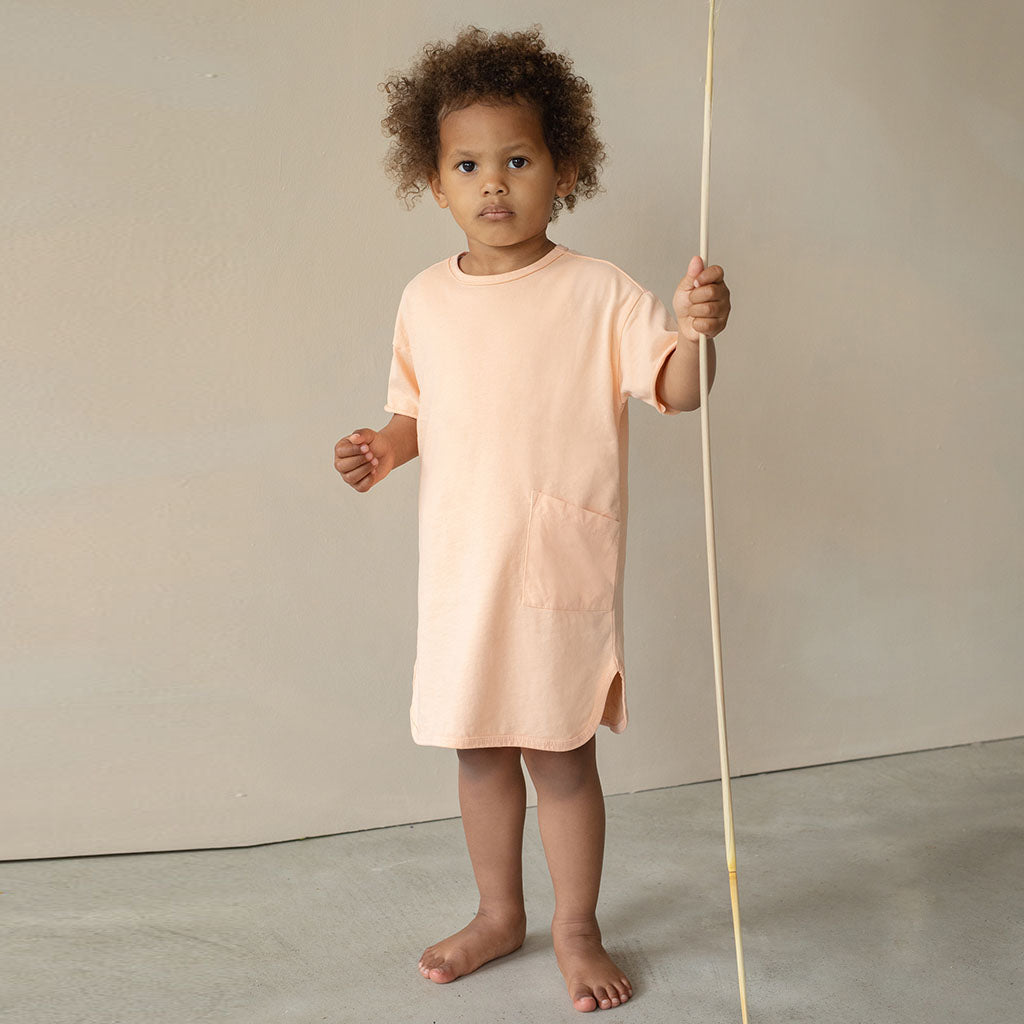 Kleid Oversized Peachy Coral