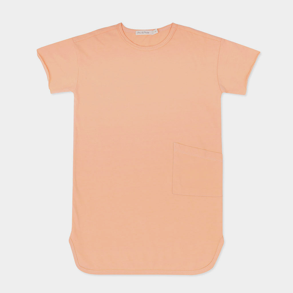 Kleid Oversized Peachy Coral