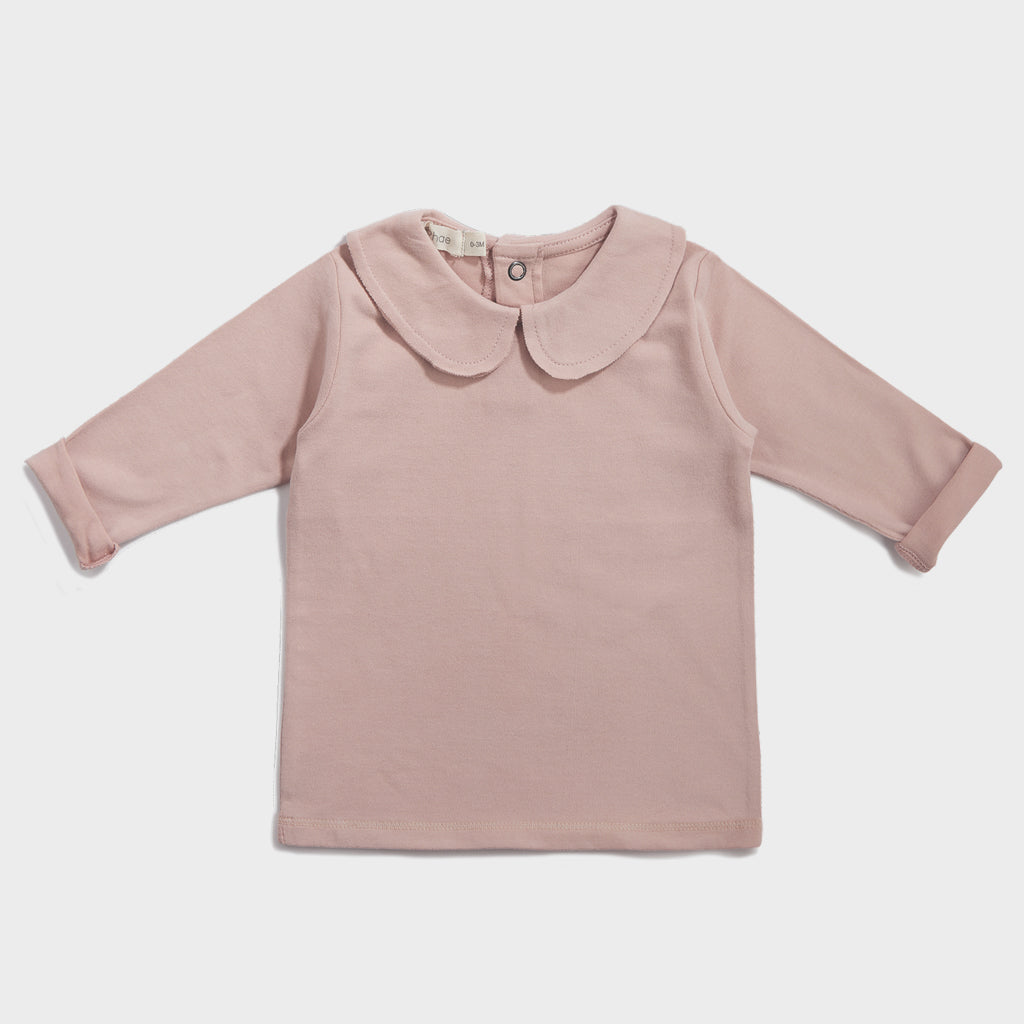 Baby Shirt Collar Blush