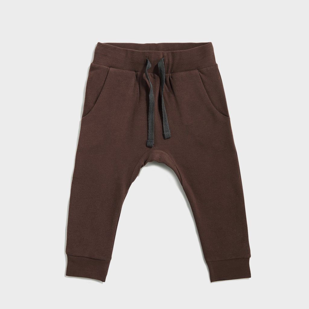 Trainerhose Drop Crotch Cacao