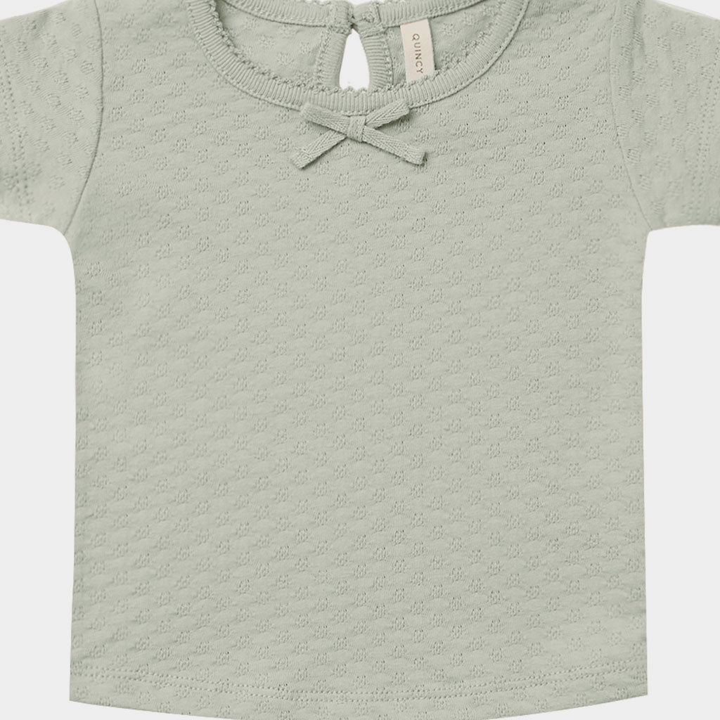 T-Shirt Pointelle Mint