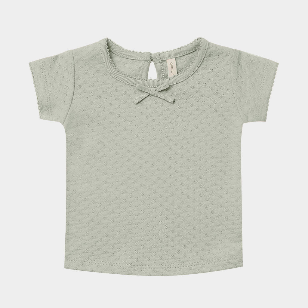 T-Shirt Pointelle Mint