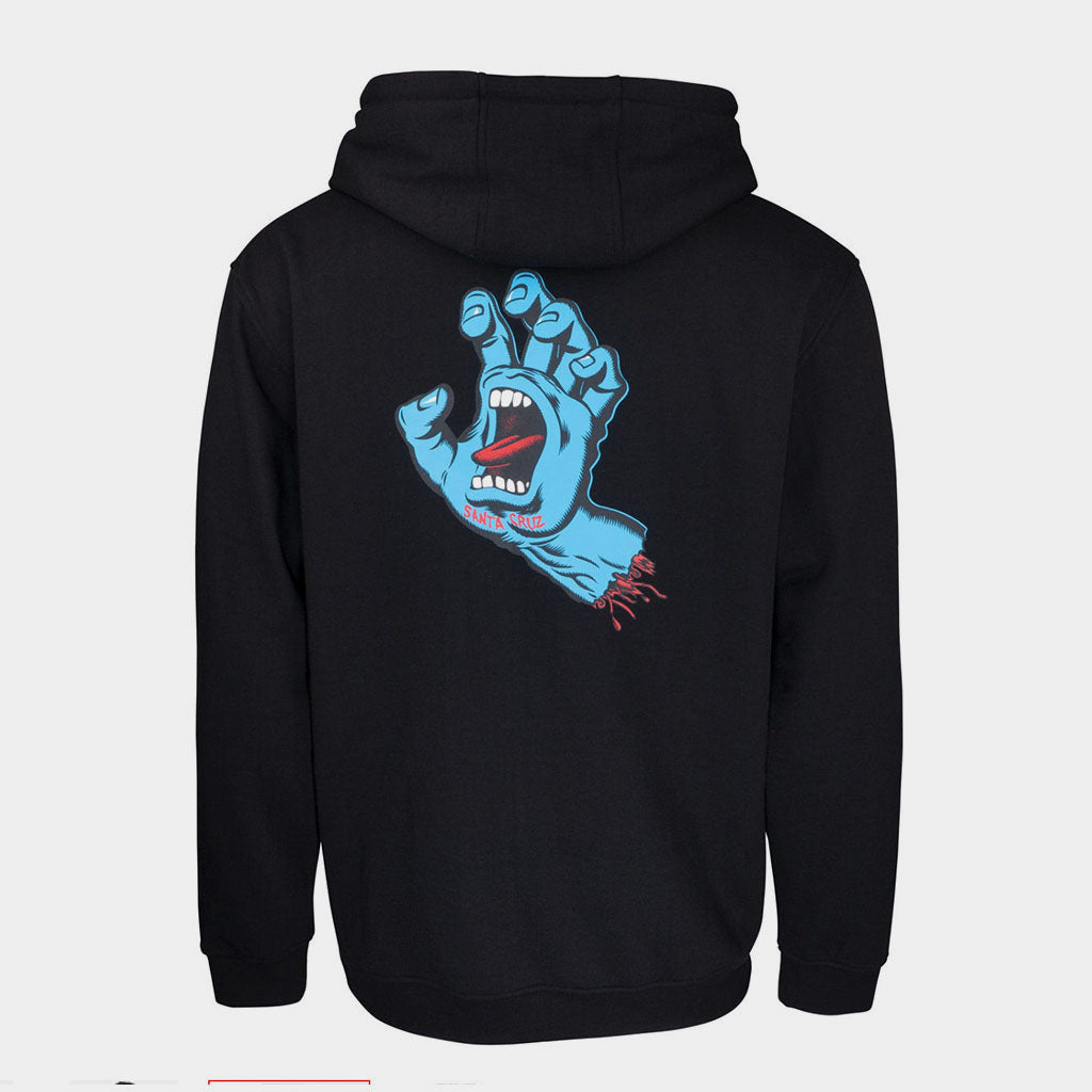 Kapuzenpullover Screaming Hand Chest Black