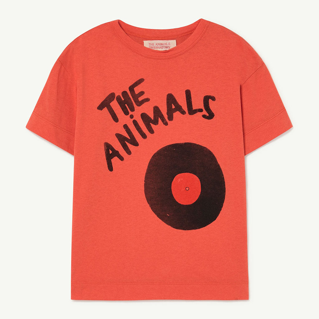 T-Shirt Rooster Red Vinyl
