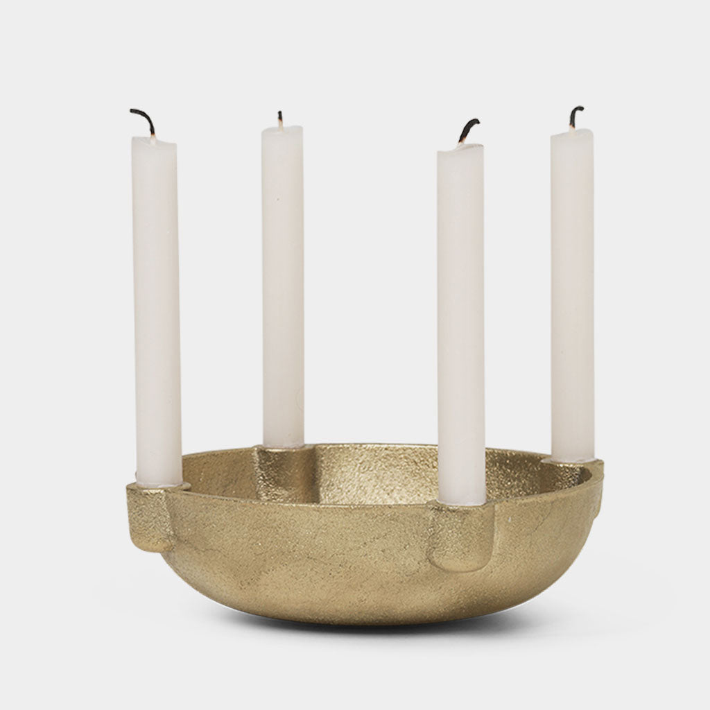 Kerzenhalter Bowl Brass Small