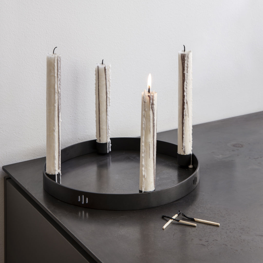Kerzenhalter Circle Black Small