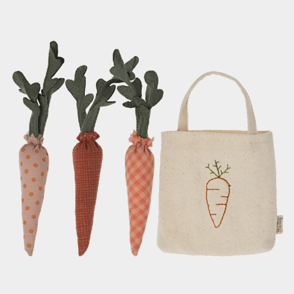 Karotten in Shoppingbag