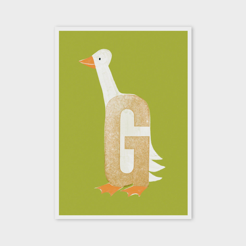 Postkarte ABC - G
