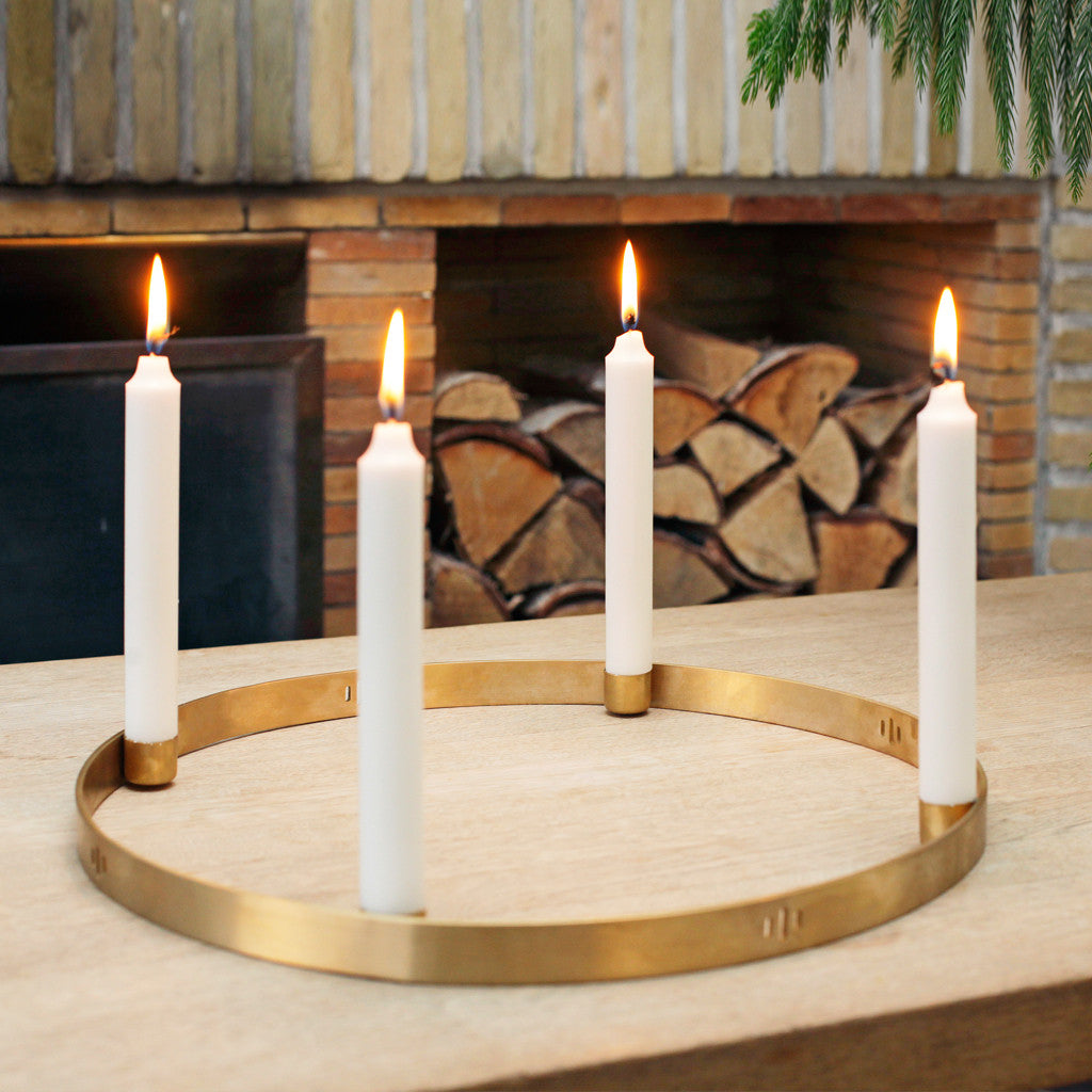 Kerzenhalter Circle Brass Large