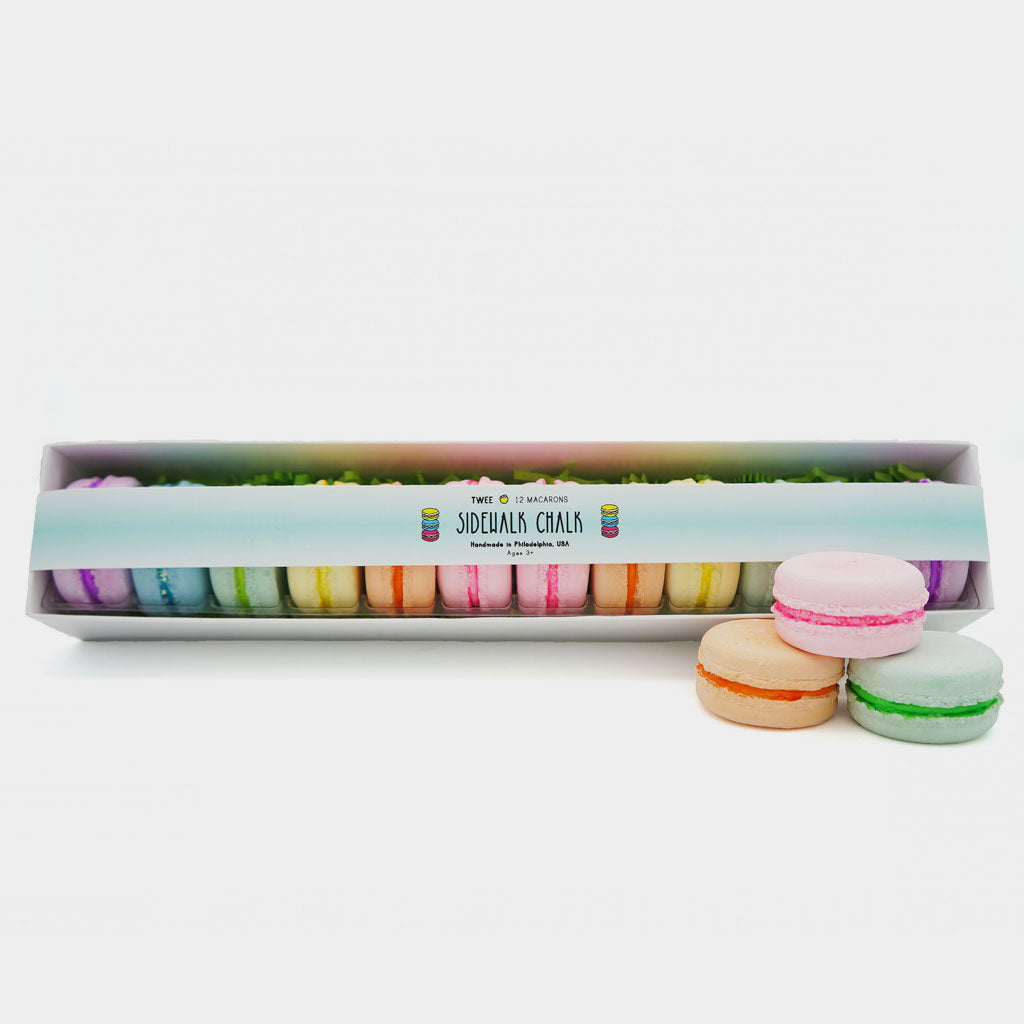 Kreide 12er Set Macarons