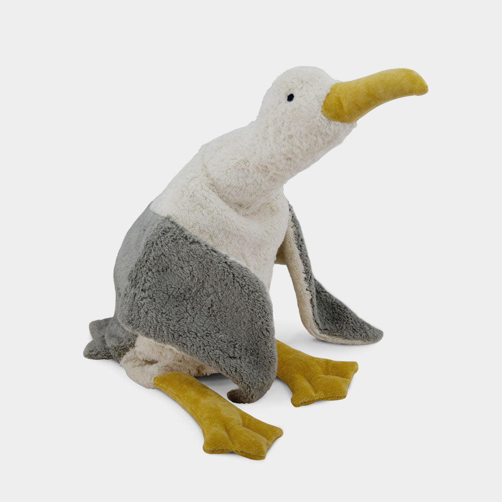Kuscheltier/Kirschkernkissen Möwe Klein