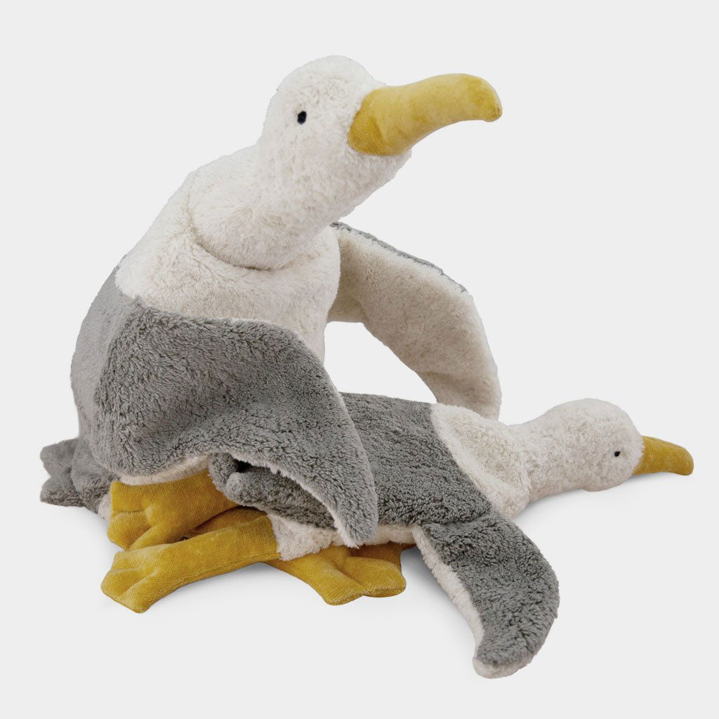 Kuscheltier/Wärmekissen Möwe Gross