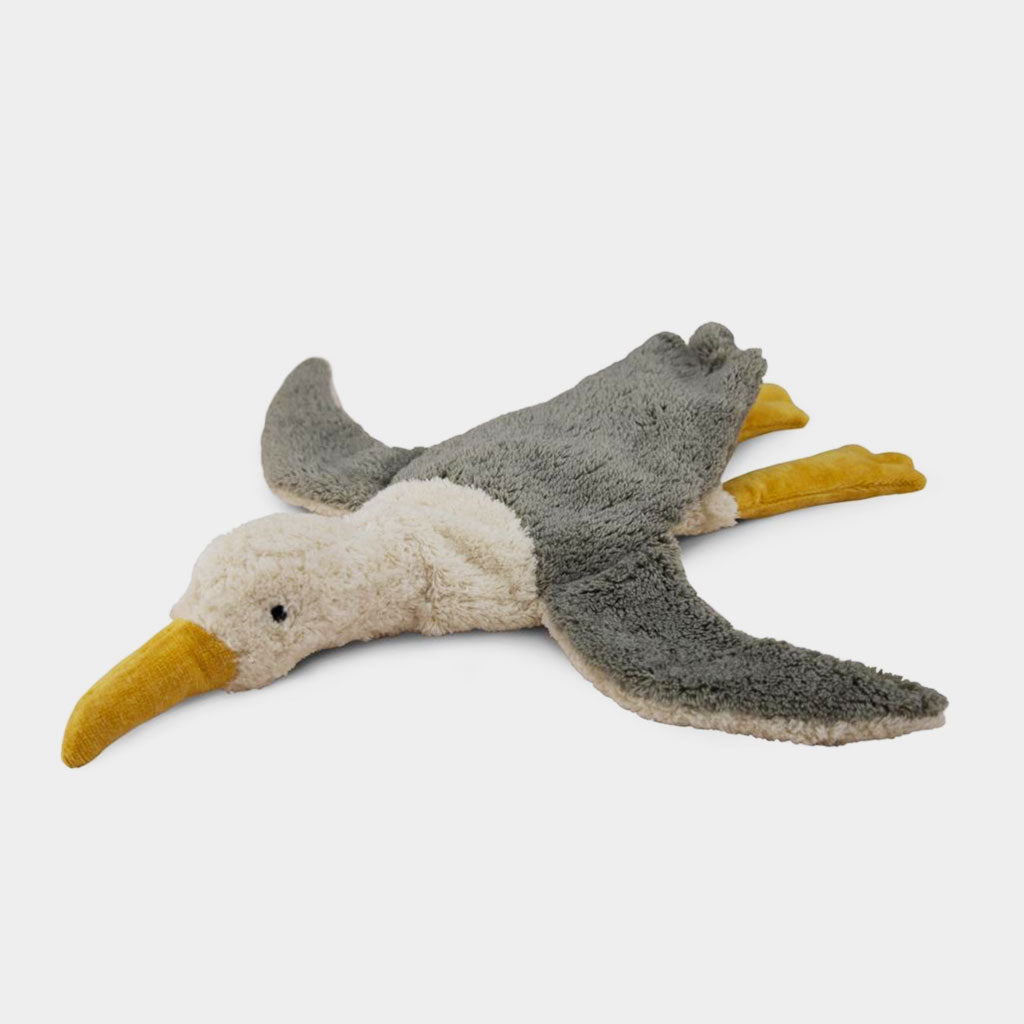 Kuscheltier/Kirschkernkissen Möwe Klein