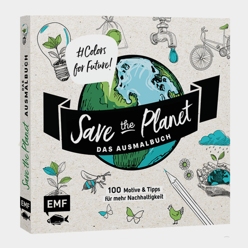 Ausmalbuch Save The Planet