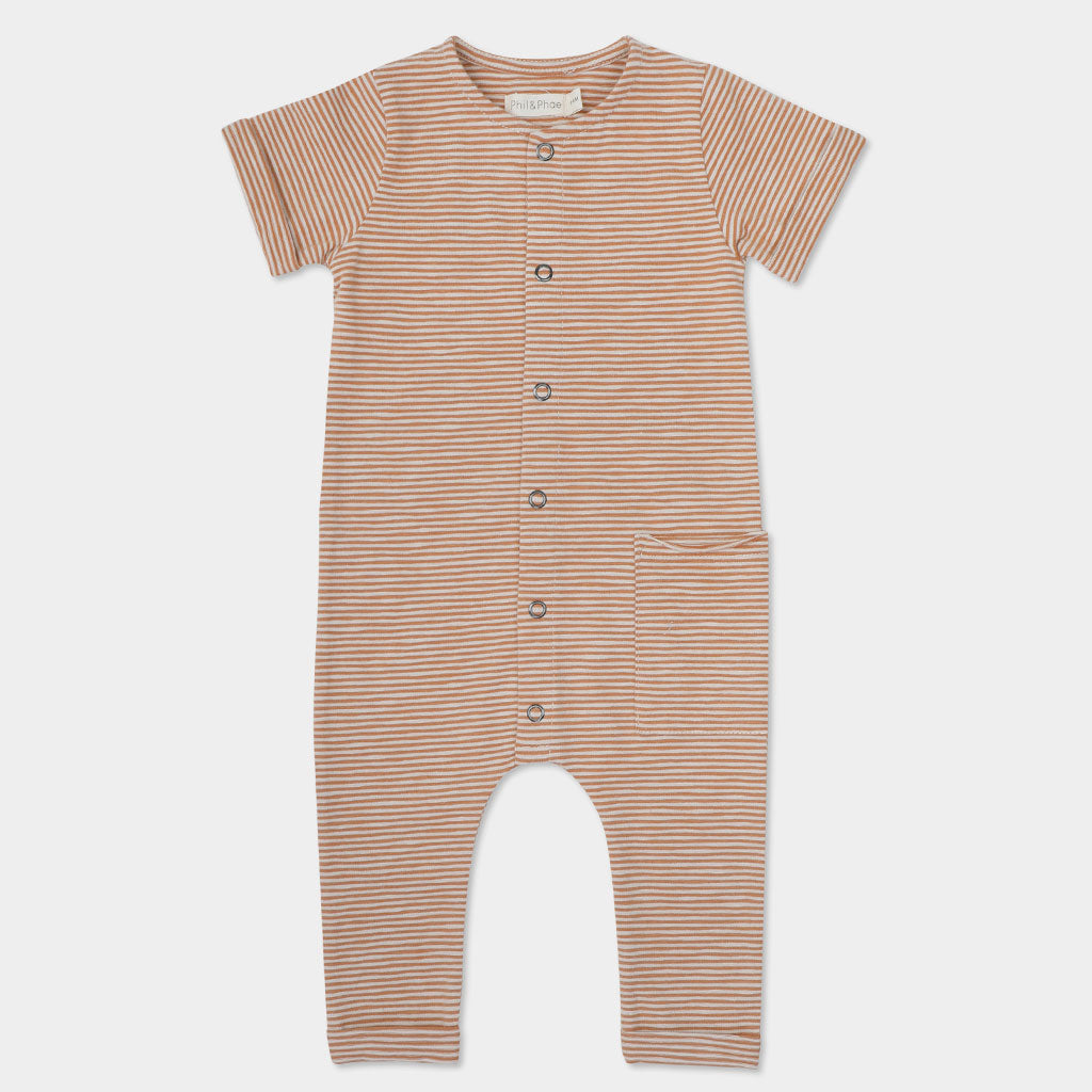 Jumpsuit Pocket Stripes Hazel