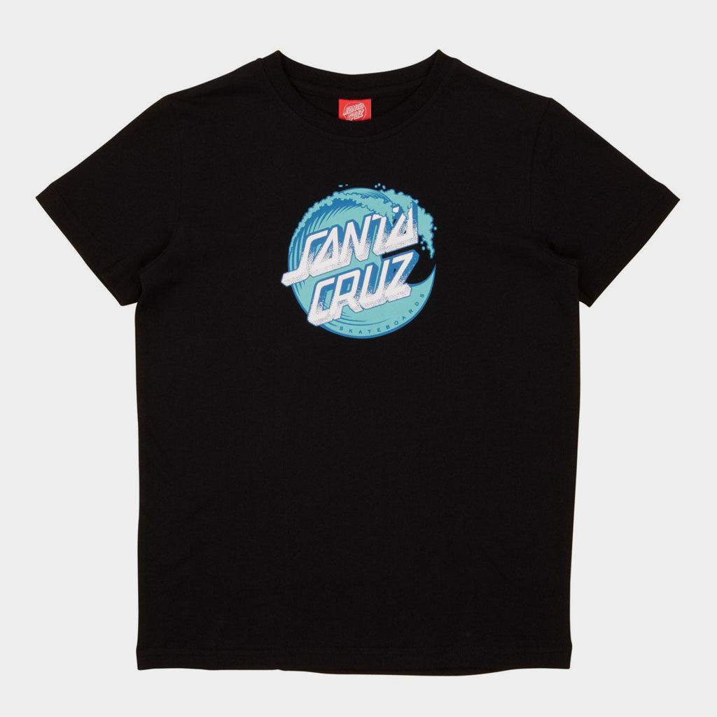 T-Shirt Stipple Wave Black