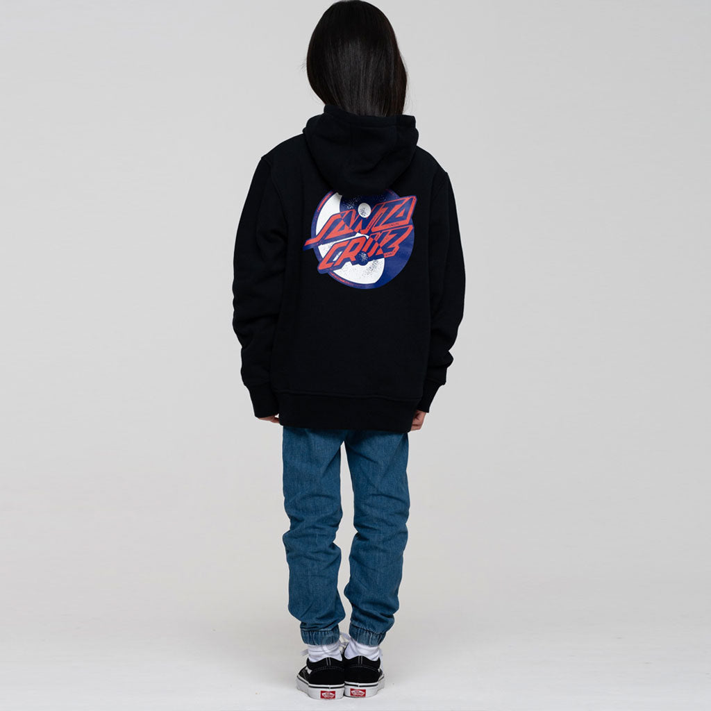 Kapuzenpullover Youth Yin Yan Black